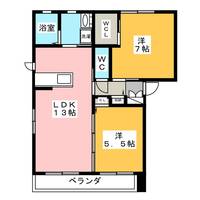 ハイツエベメールの間取り