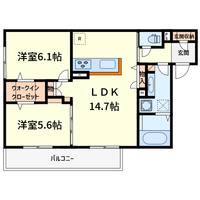 D-ROOMサニーガーデンB棟の間取り