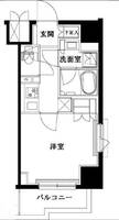 東京都江東区北砂4(マンション)の賃貸物件の間取り