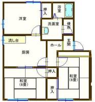 ラフォーレ鹿島の間取り