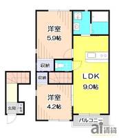 物件の間取り画像
