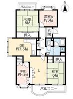 UR神宮東パークハイツの間取り