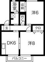 スカイハイツCの間取り