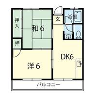 八王寺グリーンハイツの間取り