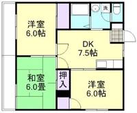 岡山県倉敷市玉島上成(アパート)の賃貸物件の間取り