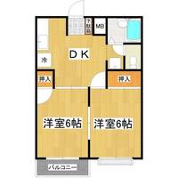 茨城県つくば市観音台1(アパート)の賃貸物件の間取り