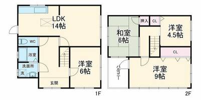 物件の間取り画像