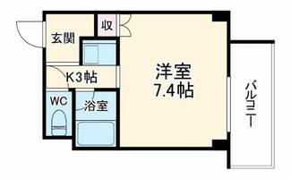 扇商事マンションの間取り