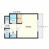 大阪府豊中市西泉丘2丁目(マンション)の賃貸物件の間取り