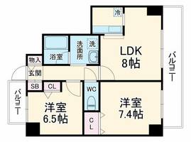 コンフォールエスティオの間取り