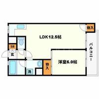 コスモス東豊中の間取り