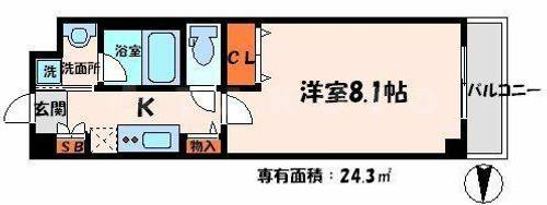 サンティール守口の間取り