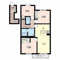 MAST COURT加古川南 A棟の間取り