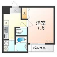 フジパレス和泉府中Ⅱ番館の間取り