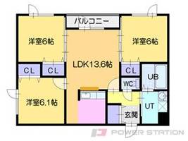 物件の間取り画像