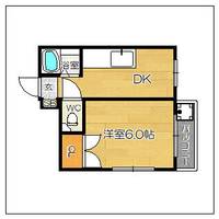 サンハイツ百道の間取り