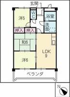 シャトレーミューズの間取り