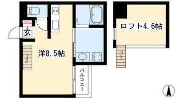 コスモハイツ高畑の間取り