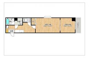 グランドスクエア308の間取り