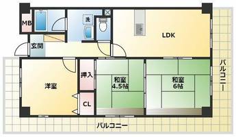 物件の間取り画像