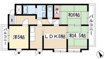 物件の間取り画像