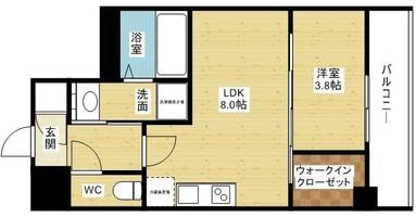 セレニテ新大阪カルムの間取り