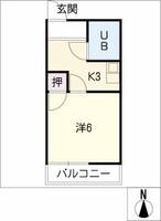 ハイツFUKUOKA Ⅰの間取り