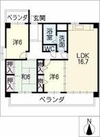 物件の間取り画像