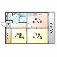 大阪府大阪市東淀川区淡路1丁目(マンション)の賃貸物件の間取り
