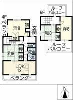 レジーナマルフクの間取り