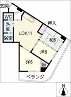 サンヒルズ松和花壇の間取り