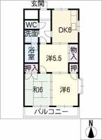 コーポサカエの間取り