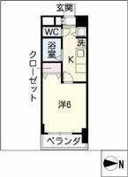 プレサンス名古屋STATIONビーフレックスの間取り