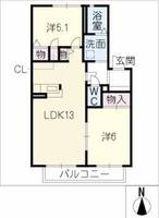 物件の間取り画像