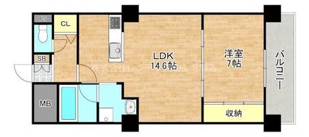 メゾンフレールの間取り