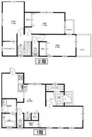 兵庫県芦屋市岩園町(一戸建)の賃貸物件の間取り