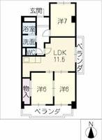 物件の間取り画像