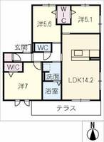 Yokoi House ⅩⅠの間取り