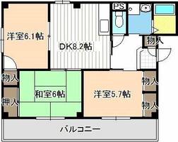 物件の間取り画像