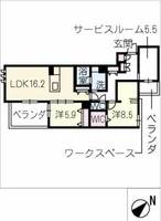 物件の間取り画像