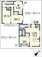物件の間取り画像