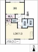 物件の間取り画像