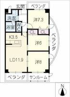 FORM GP SOUTHの間取り