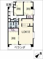 物件の間取り画像