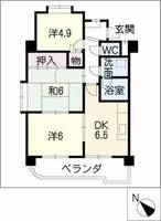 シャルル安藤Ⅱの間取り