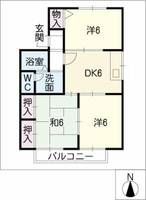 セジュール上市場の間取り