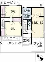 物件の間取り画像
