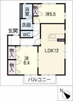 物件の間取り画像