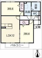 DOLCEVITA Aの間取り