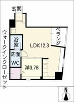 CHATEAU&HOTEL MEIEKI-MINAMI 2NDの間取り